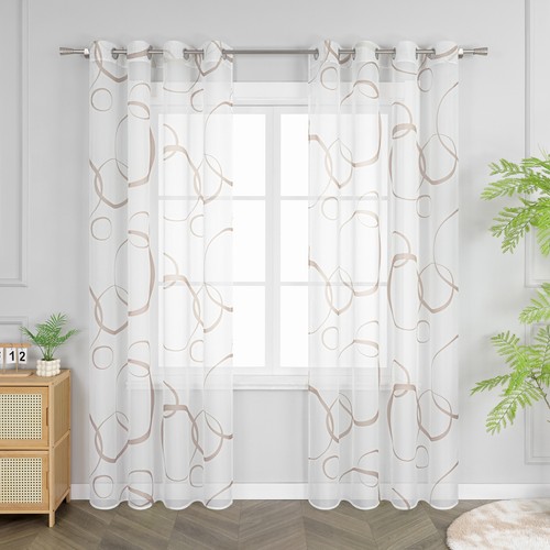 Stück gardinen stores kreis - 1,
