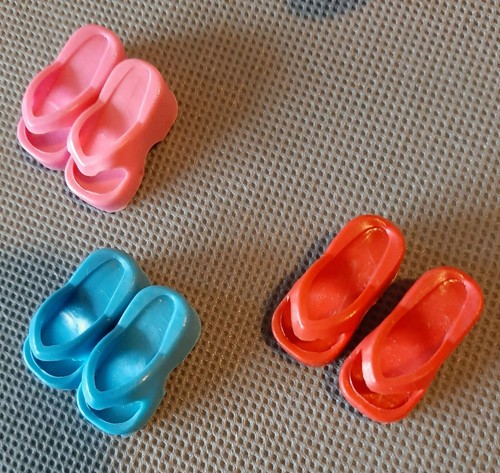 Paar flache barbie - barbie, /