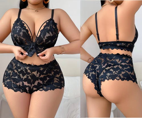 2tlg dessous set slip - 2tlg.,