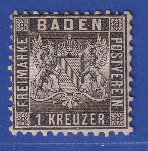 Baden 1862 wappen kreuzer - baden,