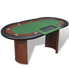 Pokertisch für 10 Spieler mit