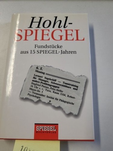 Hohlspiegel fundstücke aus - hohlspiegel.,