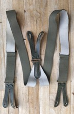 Original Hosenträger NVA Gemarkt HTG 10/62 100 Leder Zum Knöpfen 