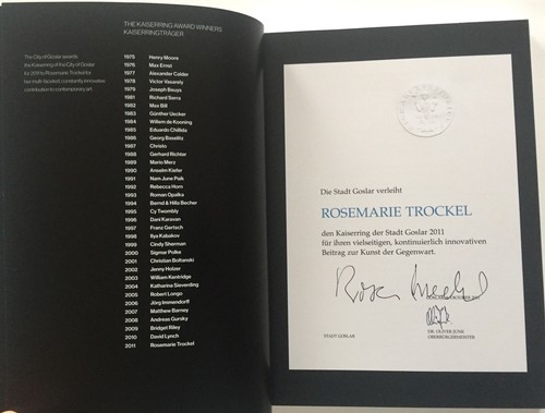 Rosemarie trockel signiert - rosemarie,