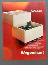 Wegweiser! Wega Stereobar 3300 electronic 1970 Vintage Advert Werbung Reklame