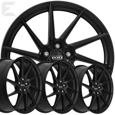 4x 17 Zoll Alufelgen für VW Touran / Dotz Spa black 7,5x17 ET40 (B-DD08006)