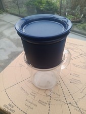 transparente TASSE  mit GOLDFILTER  für KAFFEE/TEE Tupperware AROMAX 