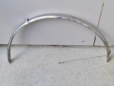 Schutzblech hinten Fahrrad 28" Blech Silber