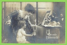 AK Piano forte (826), Kind, Musiklehrerin, gelaufen 1924
