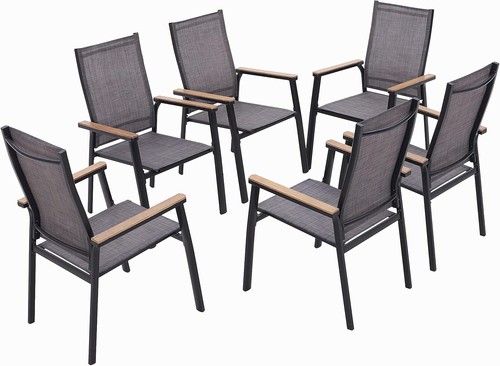 Gartenstuhl 6er set - gartenstuhl,