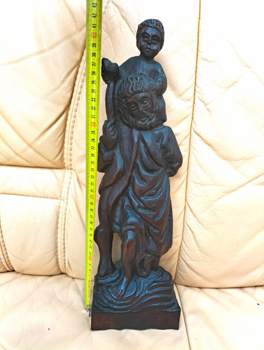 Holzfigur heiliger - holzfigur,