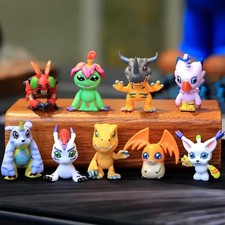 9x Digimon Mini Figuren