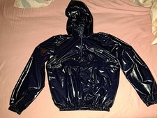 Glanz nylon regenjacke - glanz,