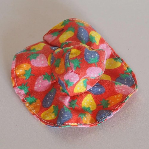 Vintage puppenhut erdbeeren - vintage,
