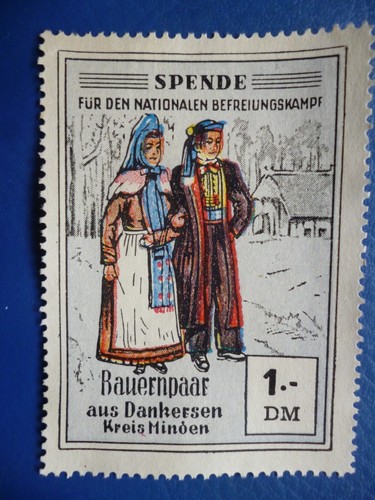 Spendenmarke der nationalen - der,