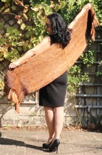Nerz schal strick pelz - schal,