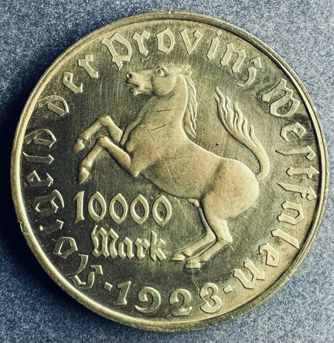 10000 mark 1923 - 10000, westfalen
