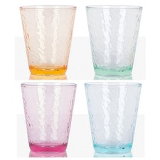 BRUNNER Camping Gläser 4er Set Trinkglas Vintage Wasser Bruchfest 300 ml