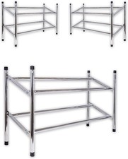 Teleskop - Schuhregal aus Edelstahl (B-Ware/gebraucht)