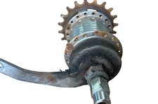 Sachs Torpedo Schweinfurt Dreigang 36 Nabe Vollständig bis auf Schaltkettchen