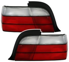 EAGLE EYES Rückleuchten Set für 3er BMW E36 Coupe Cabrio in Rot Weiss