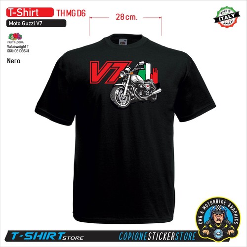 Shirt passt moto guzzi v7 - t-shirt, in