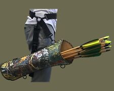 Köcher Bogenschießen mit Motiv Handgefertigt 