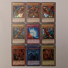 Exodia die Verbotene + Götterkarten + Spiegelkraft Ultra Rare Holo deutsch Yugi