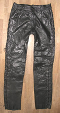 Linus lederjeans - ,