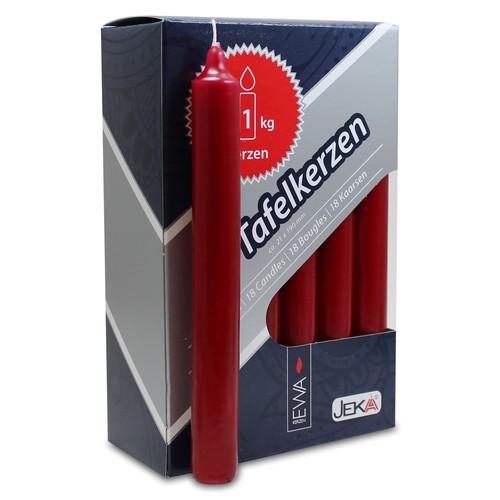 Tafelkerzen kaminrot ca - tafelkerzen,
