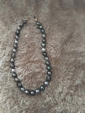 Tahiti Perlen Verlaufs-Collier (QVC) mit 585 14K Gelbgold Verschluss, 44cm