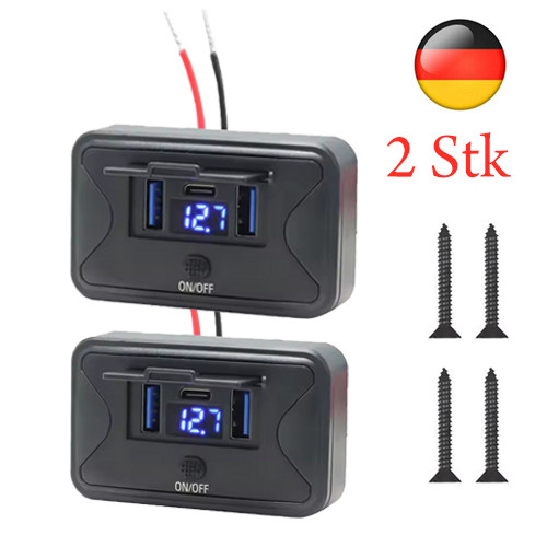 12v pd usb auto - qc,