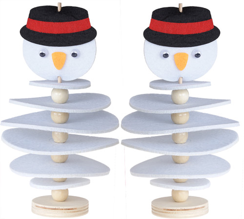 Bastelset schneemann aus filz - schneemann,