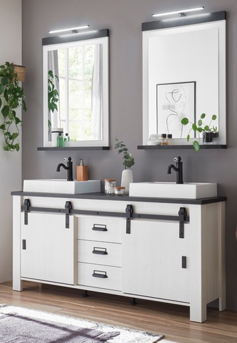Badmöbel set badezimmer weiß - badmöbel,