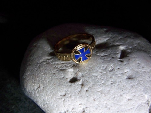 Topp-Marine-Flieger-Ring-Gelb-