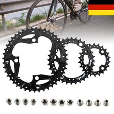 Dreifach-Kettenblatt Set 22/32/44t Rund MTB Fahrrad Kurbel Kettenblatt 104/64bcd