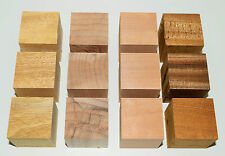 12 Würfel 4 Hölzer Drechseln Basteln Schnitzen Schneidebrett Würfel 4,9 cm
