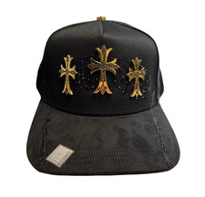 BIG BOSS HATS 3 CRUZES DORADO