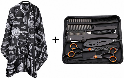Profi friseurscheren set - friseurscheren, 6