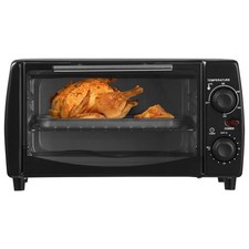 Mini Backofen 12 Liter,kleiner Backofen,Pizza-Ofen Schwarz 08sz