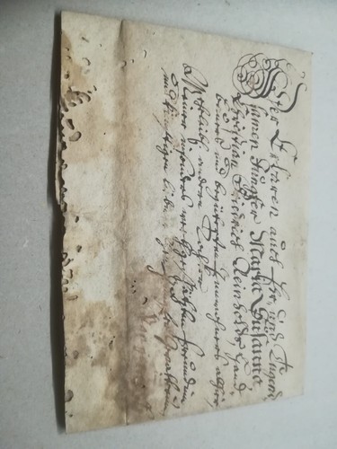 Dachbodenfund uralter brief - dachbodenfund,