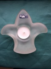 Leonardo Teelichthalter Geeistes Schweres Glas Teelichtglas Kerzenglas 