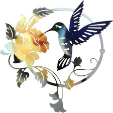 Metall Wanddekoration Kolibri