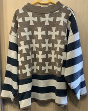 Windsurfing Chiemsee Strickpullover – XL – 50% Schurwolle / 50% Polyacryl - 90er