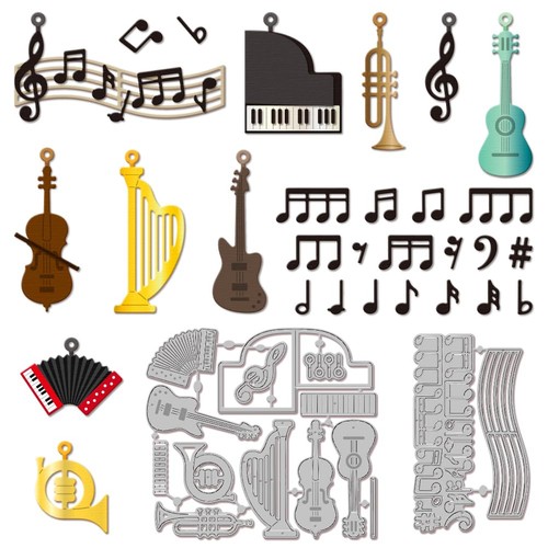 Musikinstrumenten metall - musikinstrumenten,