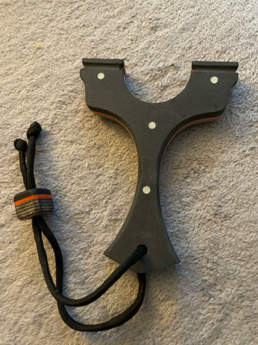 Custom slingshot frame micarta - slingshot,