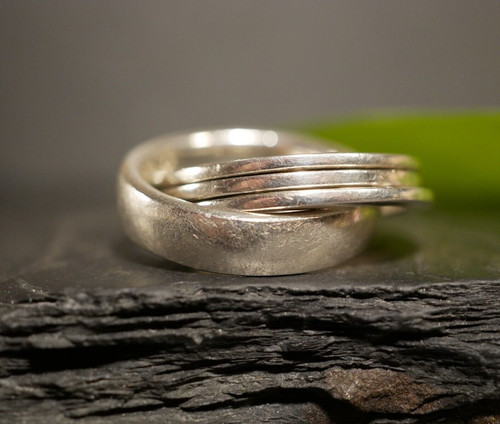 Ausgefallener 925 silber - silber, ring