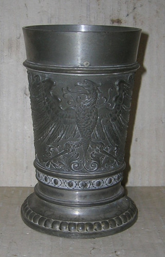 Uralter zinn becher - zinn,