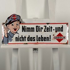 Gasolin Emailschild - 53 x 24