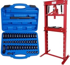 Werkstattpresse 20T Hydraulikpresse + Druckstücksatz 56-88mm – Rahmenpresse